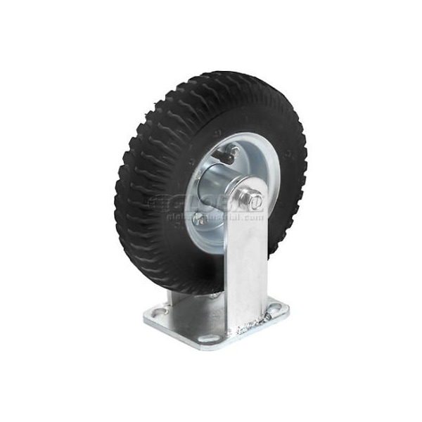 Casters Wheels & Industrial Handling Rigid Plate Caster 6in Full Pneumatic Wheel 200 Lb. Capacity 16SF06227-R - main